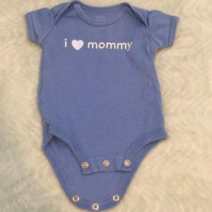 Newborn bodysuit blue